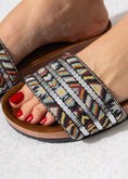 Load image into Gallery viewer, Festival Glam Slides - BLACK
