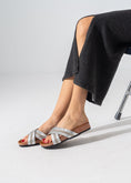 Load image into Gallery viewer, Starlight Criss-Cross Slipper - SILVER
