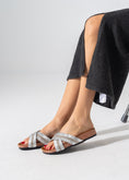 Load image into Gallery viewer, Starlight Criss-Cross Slipper - SILVER
