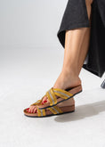 Load image into Gallery viewer, Starlight Criss-Cross Slipper - YELLOW
