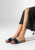 Load image into Gallery viewer, Glitzy Texture Slides - DARK BLUE
