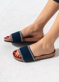 Load image into Gallery viewer, Glitzy Texture Slides - DARK BLUE
