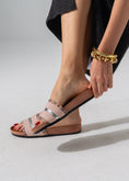 Load image into Gallery viewer, Tapestry Metallic Slides - PINK
