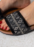 Load image into Gallery viewer, Ethnic Pattern Slipper - BLACK
