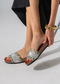 Load image into Gallery viewer, Mixed-Texture Tribal Sliders - SILVER
