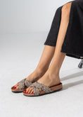 Load image into Gallery viewer, Crystal Boho Slipper - GRAY
