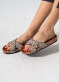 Load image into Gallery viewer, Crystal Boho Slipper - GRAY
