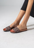 Load image into Gallery viewer, Artisan Sparkle Slides - MARRON
