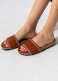 Load image into Gallery viewer, Glitzy Texture Slides - CAMEL
