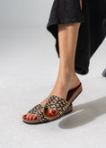 Load image into Gallery viewer, Multi-Strap Ethnic Slides - BLACK
