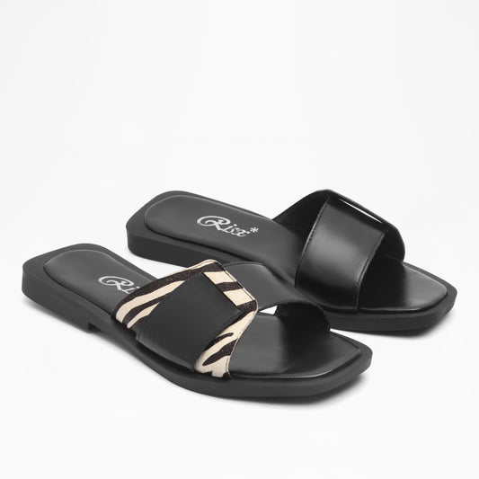 Elegant RX6 Zipera Black Footwear