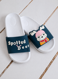 Load image into Gallery viewer, Spotted Deer Cartoon Slide - dark blue
