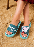 Load image into Gallery viewer, Spotted Deer Cartoon Slide - green
