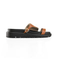 Load image into Gallery viewer, Double Strap Platform Slipper - camel
