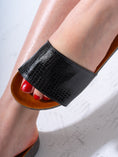 Load image into Gallery viewer, Chic Scaled Open-Toe Mules - BLACK
