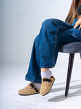 Load image into Gallery viewer, Boho Woven Slip-On Clogs - BLACK
