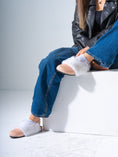 Load image into Gallery viewer, Suede Fur-Trimmed Clogs -  PINK
