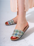 Load image into Gallery viewer, Vintage-Style Tapestry Slide - BABY BLUE
