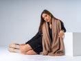 Load image into Gallery viewer, Suede Geometric-Strap Clogs - BEIGE
