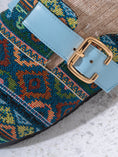Load image into Gallery viewer, Bohemian Patterned Buckle Clogs - BLUE
