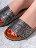 Load image into Gallery viewer, Metallic Serpent Casual Slides - OXIDI
