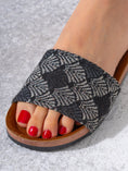 Load image into Gallery viewer, Vintage-Style Tapestry Slide - BLACK
