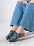 Load image into Gallery viewer, Ethnic Pattern Woven Clogs - BLUE
