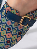 Load image into Gallery viewer, Geometric Pattern Woven Clogs - BLUE
