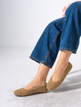 Load image into Gallery viewer, Teddy Sherpa Ballerina Flats - CAFE
