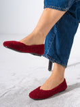 Load image into Gallery viewer, Teddy Sherpa Ballerina Flats - MARRON
