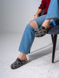 Load image into Gallery viewer, Ethnic Pattern Woven Clogs - BLACK
