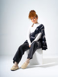 Load image into Gallery viewer, Chevron Woven Horsebit Clogs - BEIGE
