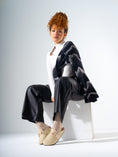 Load image into Gallery viewer, Chevron Woven Horsebit Clogs - BEIGE

