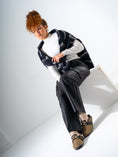 Load image into Gallery viewer, Chevron Woven Horsebit Clogs - BLACK
