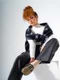 Load image into Gallery viewer, Chevron Woven Horsebit Clogs - BLACK
