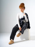 Load image into Gallery viewer, Woven Raffia Buckle Clogs - CAFE
