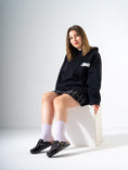 Load image into Gallery viewer, Croc-Embossed Buckle Clogs - BLACK
