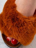 Load image into Gallery viewer, Faux Fur Criss-Cross - CAMEL
