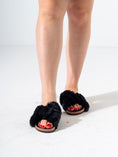 Load image into Gallery viewer, Fuffy Ruched Fur Comfort - BLACK
