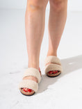 Load image into Gallery viewer, Fluffy Open-Toe Platform Slipper - BEIGE
