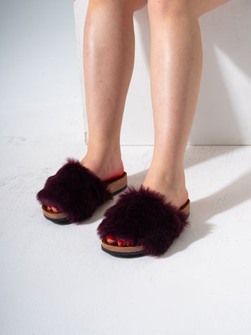 Cozy Faux Fur Comfort - MARRON