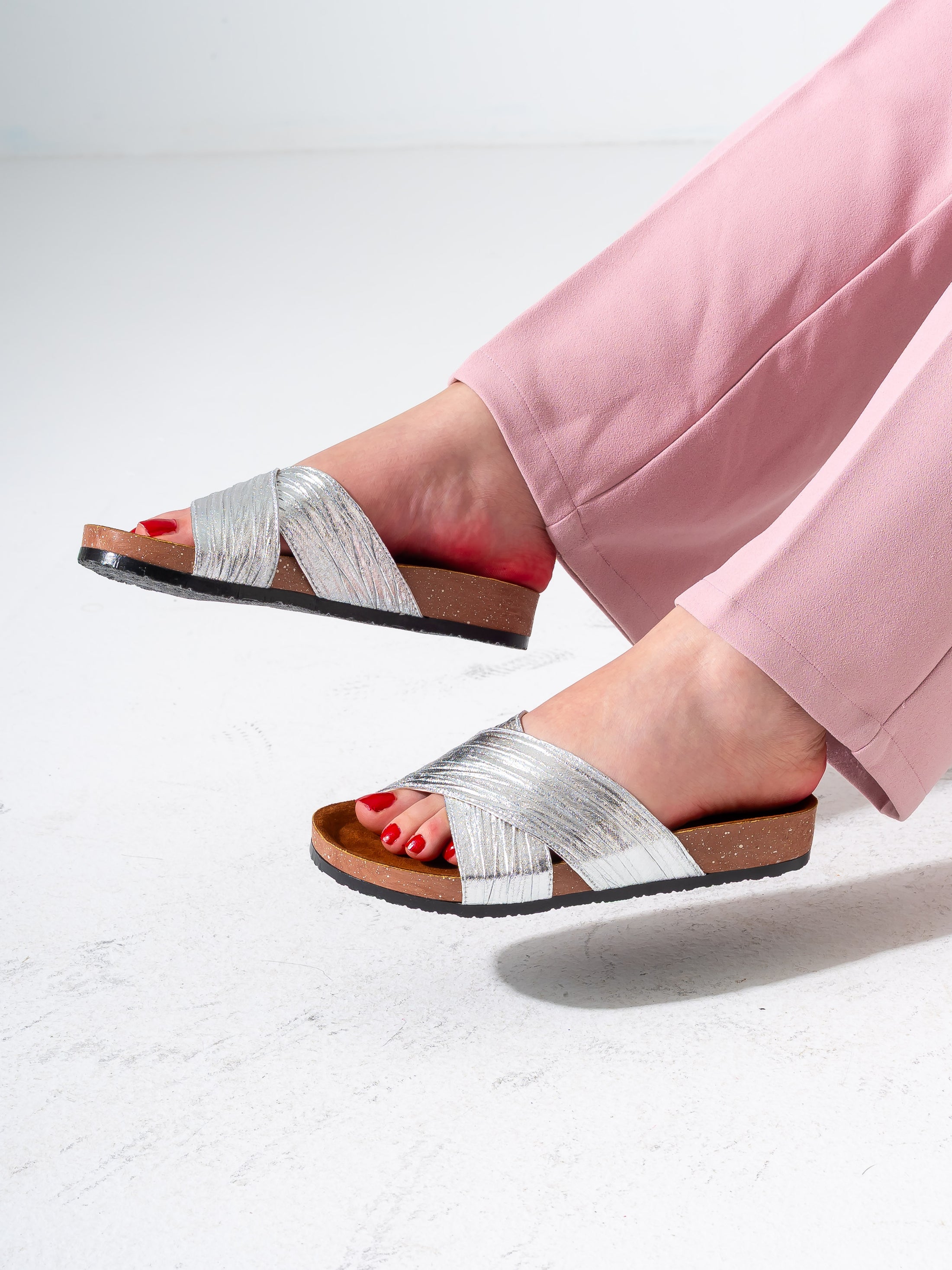 Shimmering Wrap Comfort - SILVER