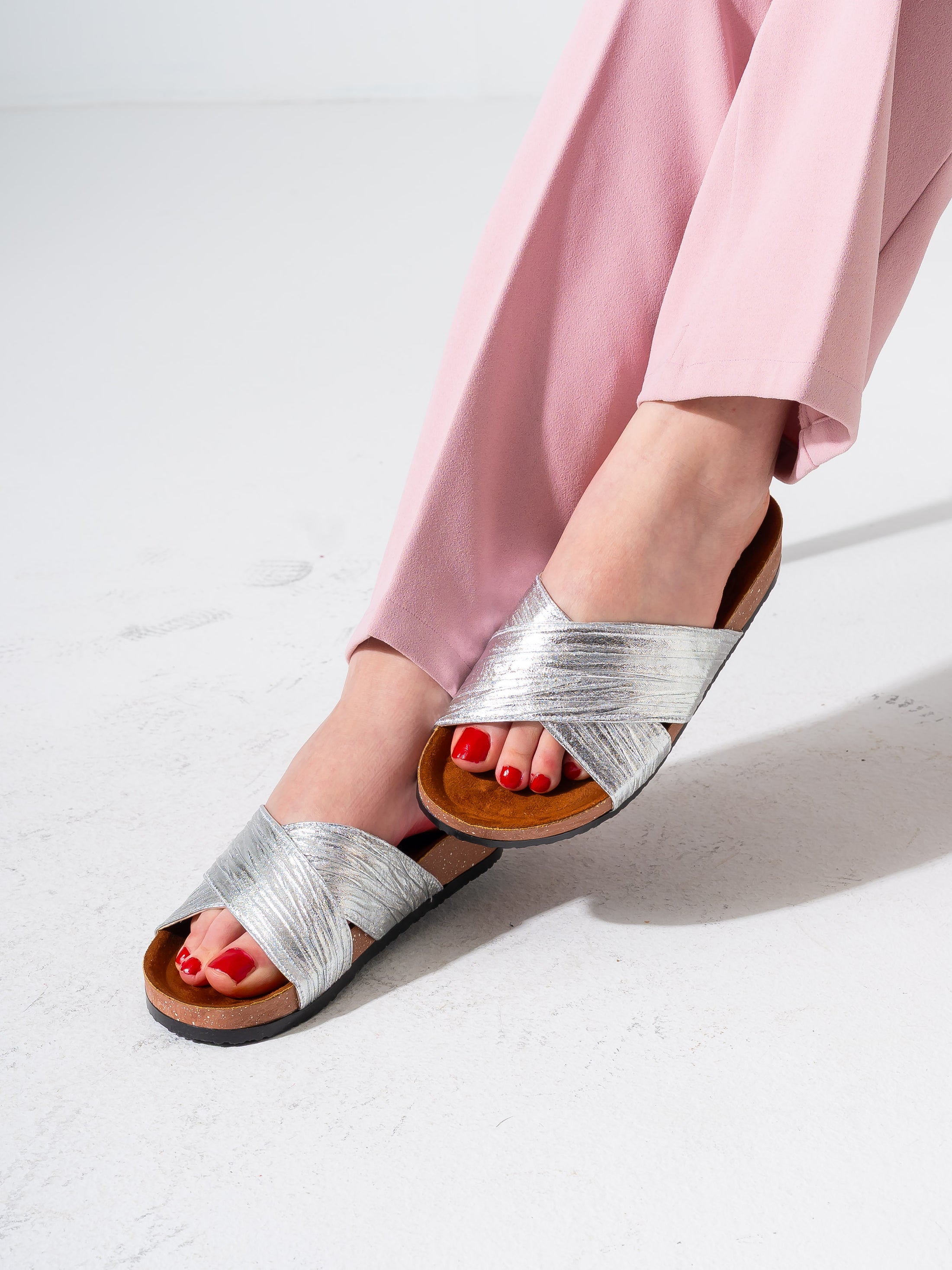 Shimmering Wrap Comfort - SILVER