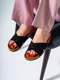 Load image into Gallery viewer, Leopard Print Criss-Cross - BLACK
