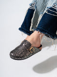 Load image into Gallery viewer, Textured Animal Print Cork-Sole Clogs- OXIDI
