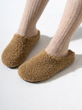 Load image into Gallery viewer, Teddy Fleece Clogs - CAFE
