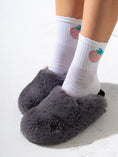 Load image into Gallery viewer, Faux Fur Fluffy Round Toe Clogs - GRAY
