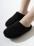 Load image into Gallery viewer, Teddy Fleece Clogs - BLACK
