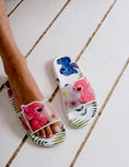 Load image into Gallery viewer, Stitch and Angel Tropical Slide - white
