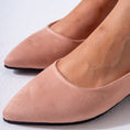 Load image into Gallery viewer, The Velvetine Flat-pink
